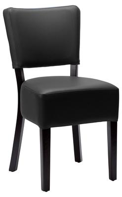 Alto FB Side Chair - Black / Black Frame  