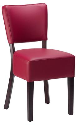 Alto FB Side Chair - Wine / Wenge Frame