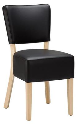 Alto FB Side Chair - Black / Light Beech