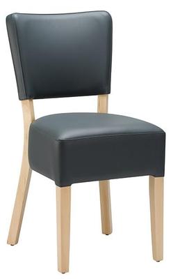 Alto FB Side Chair - Iron grey / Light Beech