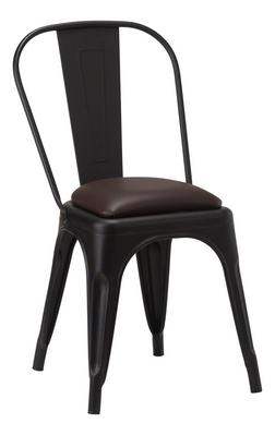 French Bistro Side Chair - Black Matt 