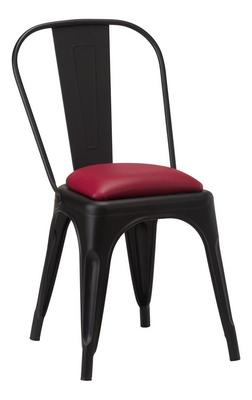 French Bistro Side Chair - Black Matt 