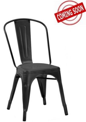 French Bistro Side Chair - Black Matt - DUE W/C 01/04/2024