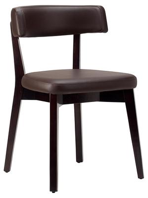 Nico Side Chair  - Dark Brown / Wenge Frame