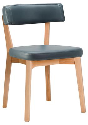 Nico Side Chair - Iron grey / Light Beech