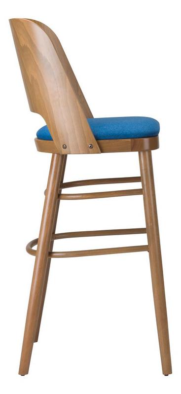 Alasia Highchair Veneer Back / Upholstered Seat - main image