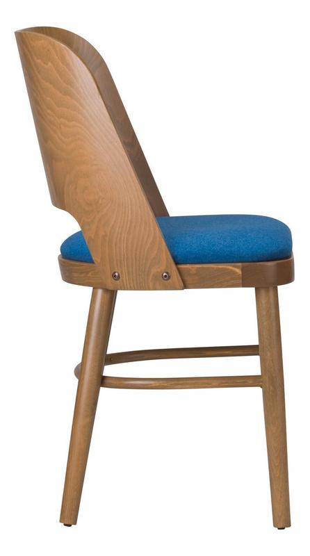 Alasia Side Chair - Veneer Back / Upholstered Seat - main image