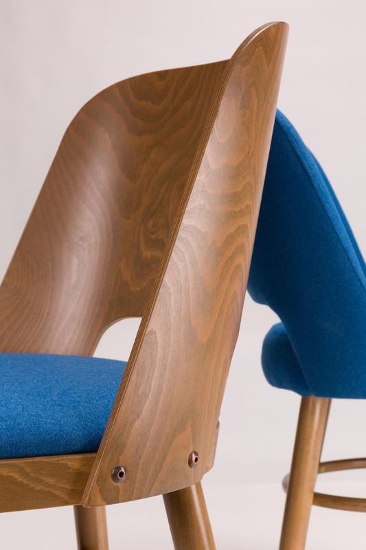 Alasia Side Chair - Veneer Back / Upholstered Seat - main image