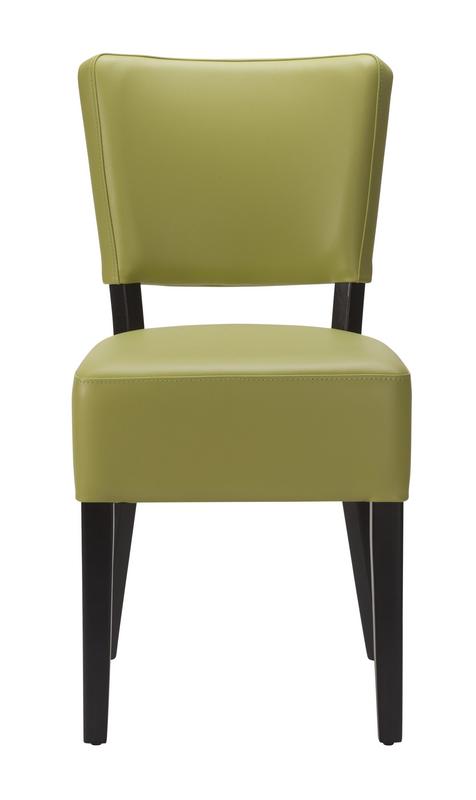 Alto FB Side Chair - Lime Green / Black Frame - main image