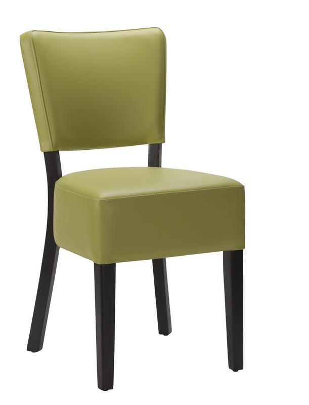 Alto FB Side Chair - Lime Green / Black Frame - main image