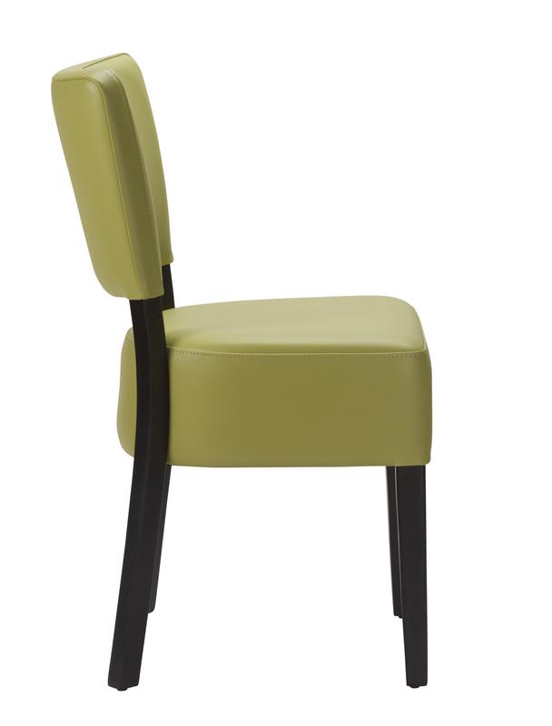 Alto FB Side Chair - Lime Green / Black Frame - main image