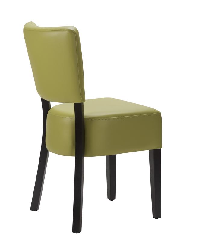 Alto FB Side Chair - Lime Green / Black Frame - main image