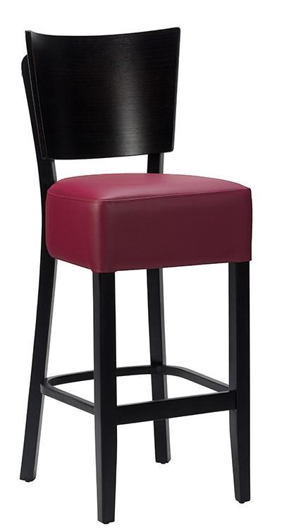 Alto VB High Chair - Wine / Walnut Frame - main image