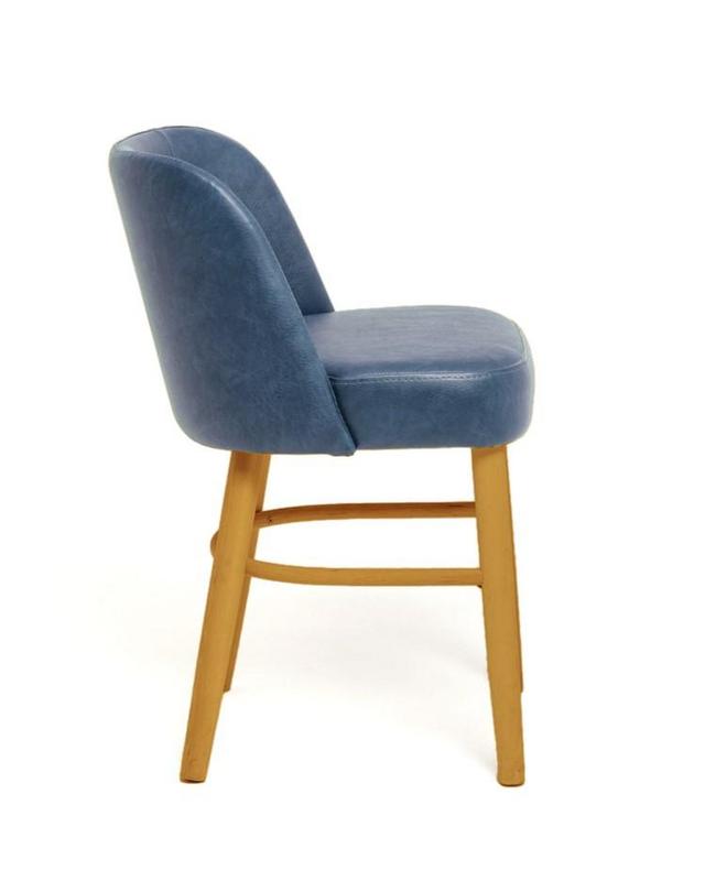 Alasia Mini Side Chair - Float Button - Fully Upholstered - main image