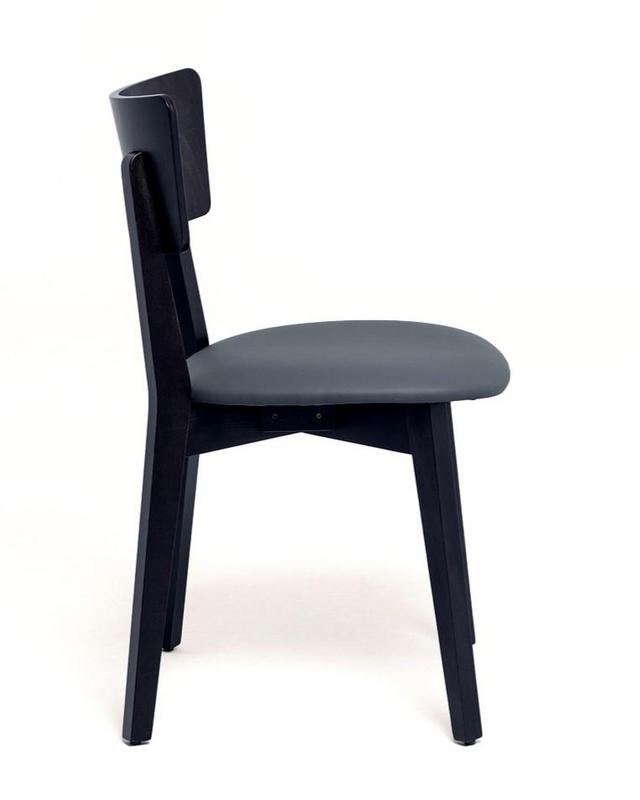 Polis Side Chair - Veneer Back / Upholstered Seat - main image