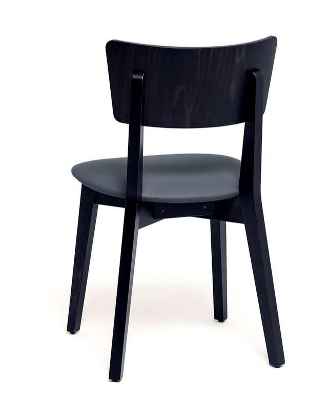 Polis Side Chair - Veneer Back / Upholstered Seat - main image