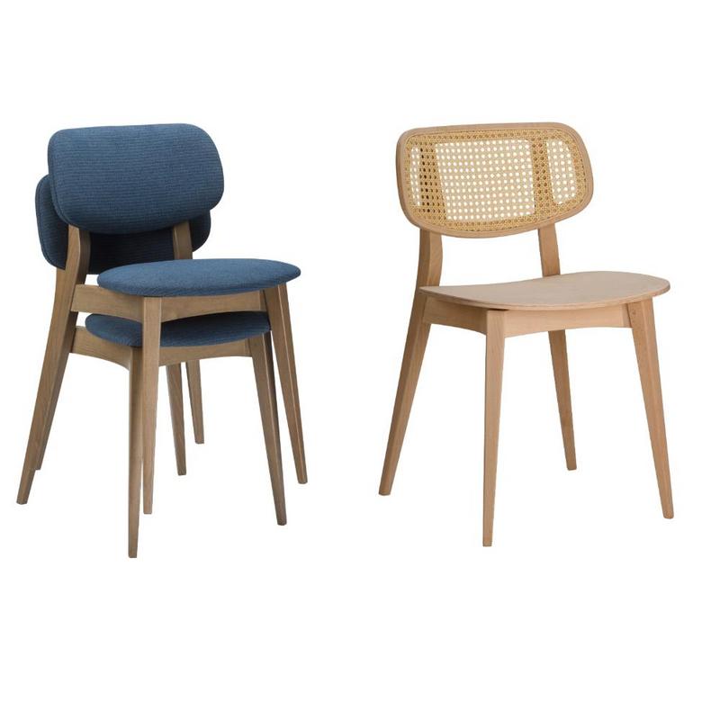 Gordona Side Chair / Cane Back - Stackable - RAW - main image