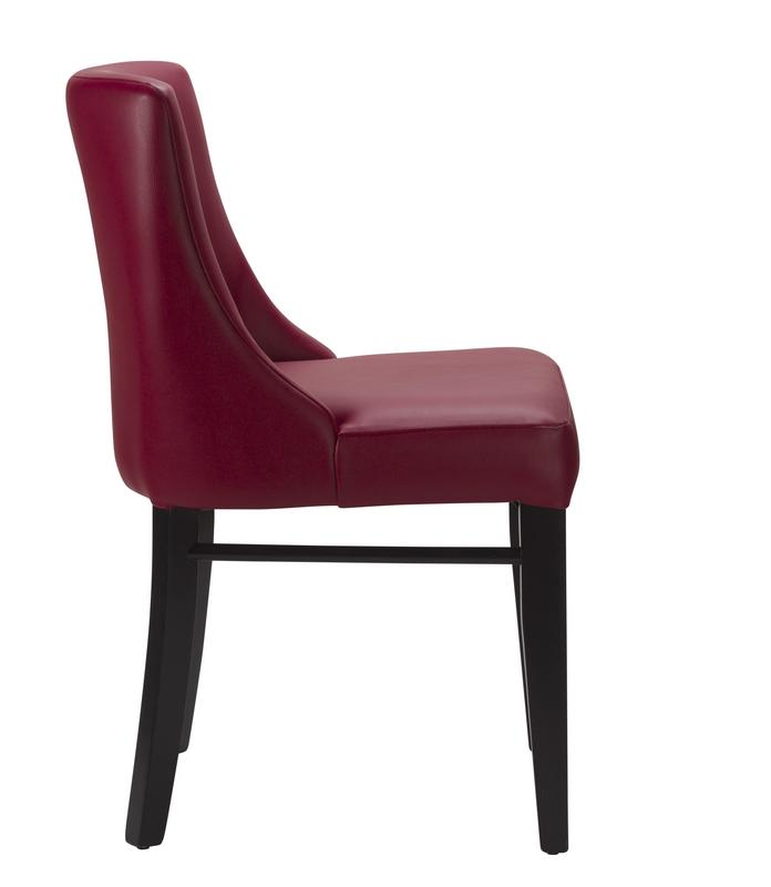 Merano Side Chair - Wine / Wenge - main image