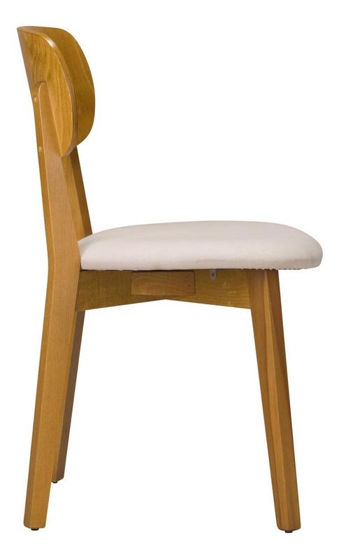 Rana Side Chair - Veneer Back / Upholstered Seat - main image