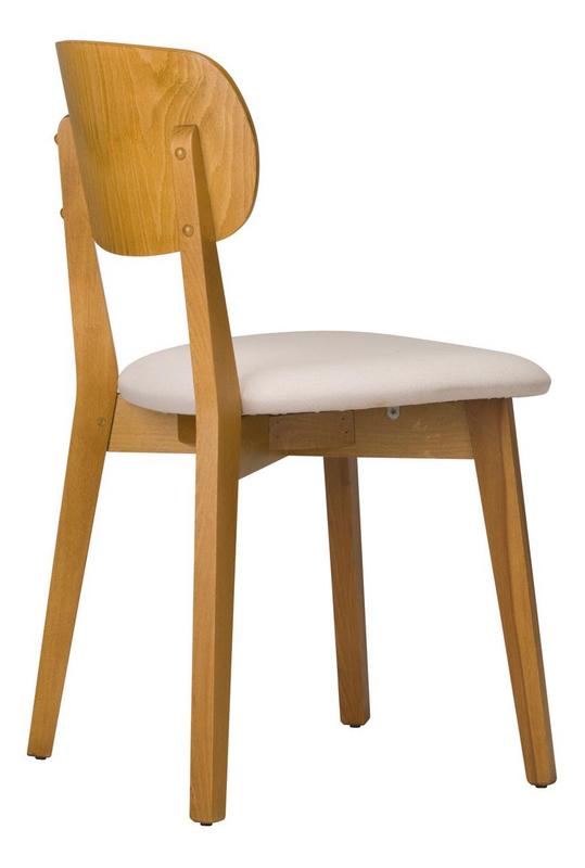 Rana Side Chair - Veneer Back / Upholstered Seat - main image