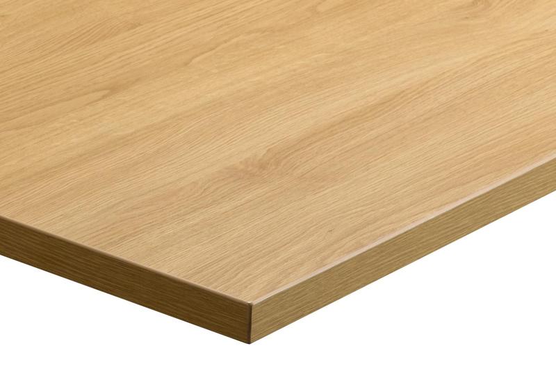 1200mm x 700mm ,Egger H3368 ST9 Natural Lancaster Oak/ Matching ABS,Titan Single Rectangular (DH) - main image