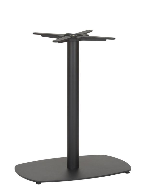 Vega Single Rectangular Table Base (DH-Black) - main image