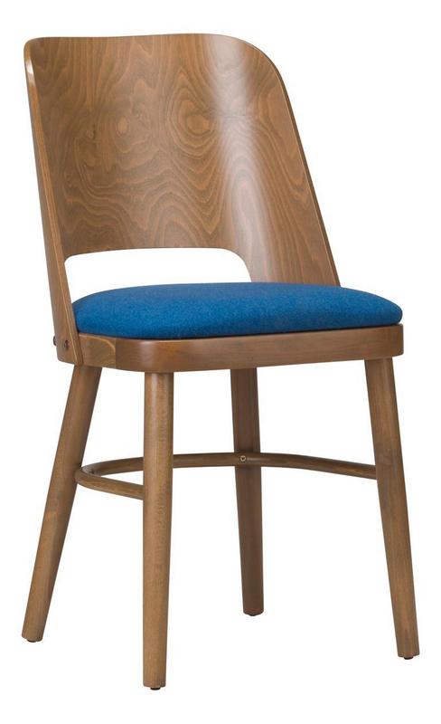 Alasia Side Chair - Veneer Back / Upholstered Seat - main image