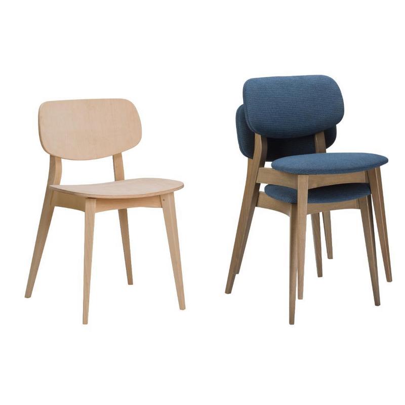 Gordona Side Chair Stackable- RAW - main image