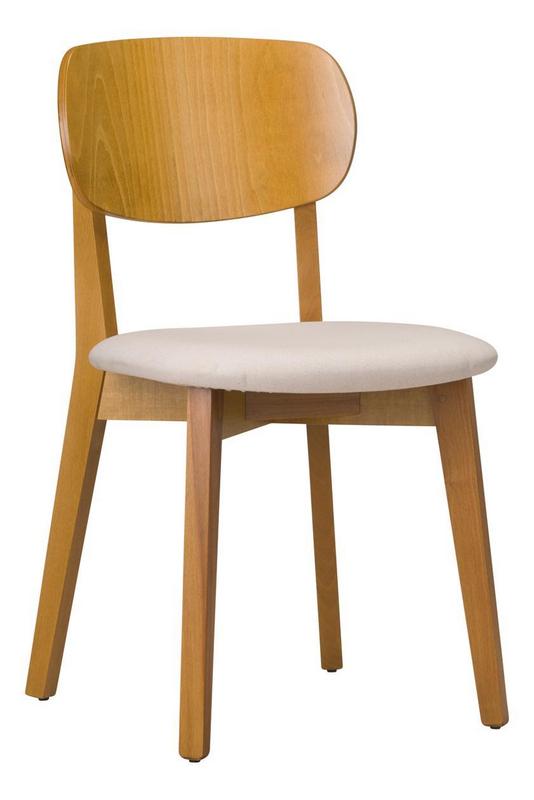 Rana Side Chair - Veneer Back / Upholstered Seat - main image