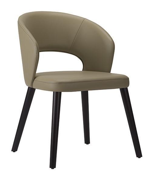 Serene CO  - Armchair - Veneto Moss Grey / Wenge - main image