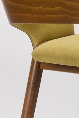 Lane Armchair - Onset Back / Upholstered Seat - thumbnail image 6