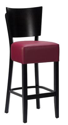 Alto VB High Chair - Wine / Walnut Frame