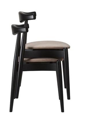 Eros Side Chair - Stackable x 4 - thumbnail image 4