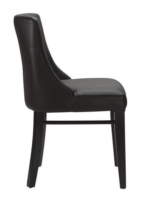 Merano Side Chair - Black  / Black - thumbnail image 3