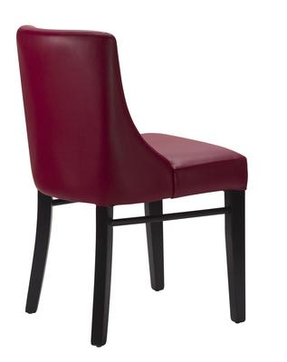 Merano Side Chair - Wine / Wenge - thumbnail image 5