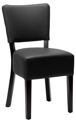 Alto FB Side Chair - Black / Black Frame   - thumbnail image 1