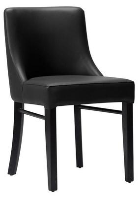 Merano Side Chair - Black  / Black - thumbnail image 1