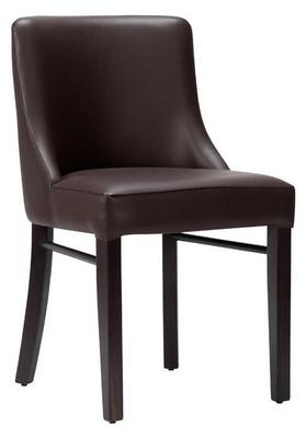 Merano Side Chair - Dark Brown / Wenge - thumbnail image 1