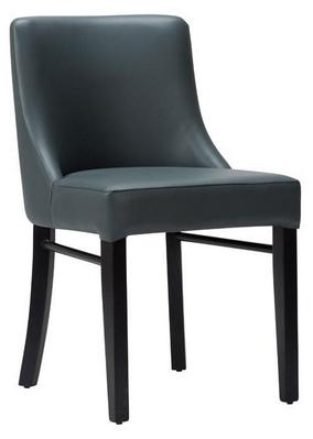 Merano Side Chair - Iron Grey / Black - thumbnail image 1