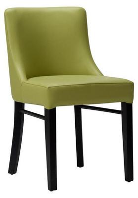 Merano Side Chair - Lime Green / Black - thumbnail image 1