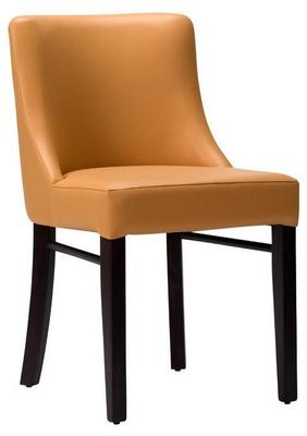 Merano Side Chair - Ochre Brown / Wenge - thumbnail image 1