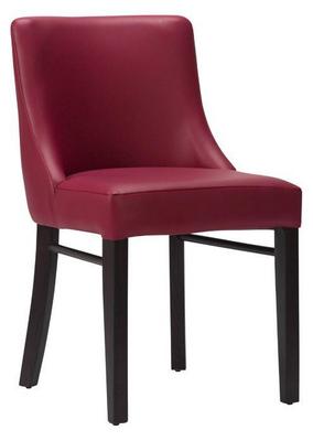 Merano Side Chair - Wine / Wenge - thumbnail image 1